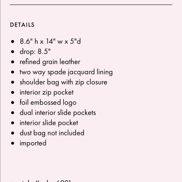 Sold Kate Spade Black Purse - Picture 3 of 4